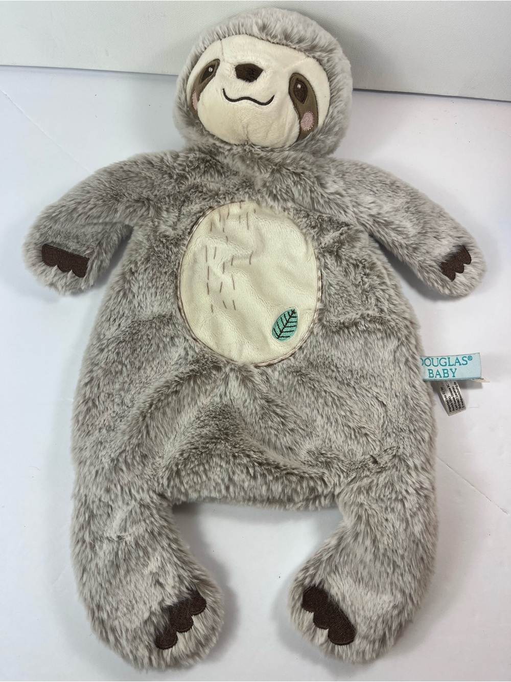 Douglas Baby Sloth Sshlumpie Stuffed Plush Lovey Security Blanket 2020 Soft 17"